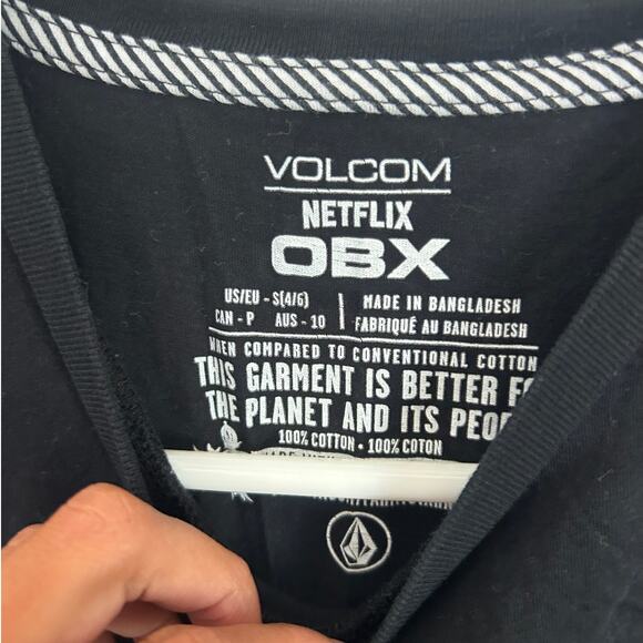 Volcom x OBX Black Rainbow Graphic Tank Top Sleeveless Netflix Small - Picture 4 of 5